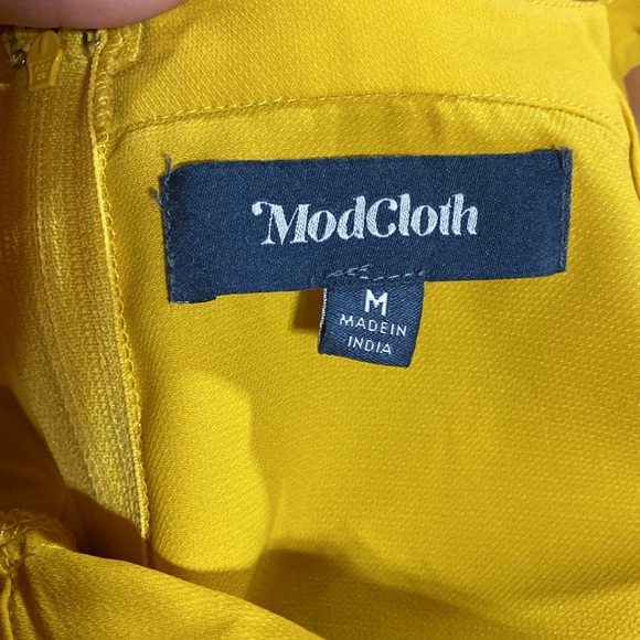ModCloth Yellow Button-Front Sundress - Picture 5 of 5